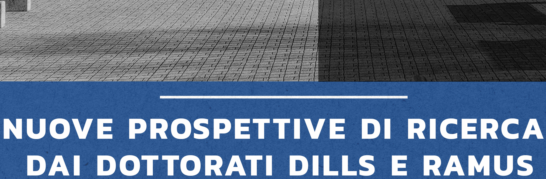 NUOVE PROSPETTIVE DI RICERCA DAI DOTTORATI DILLS E RAMUS