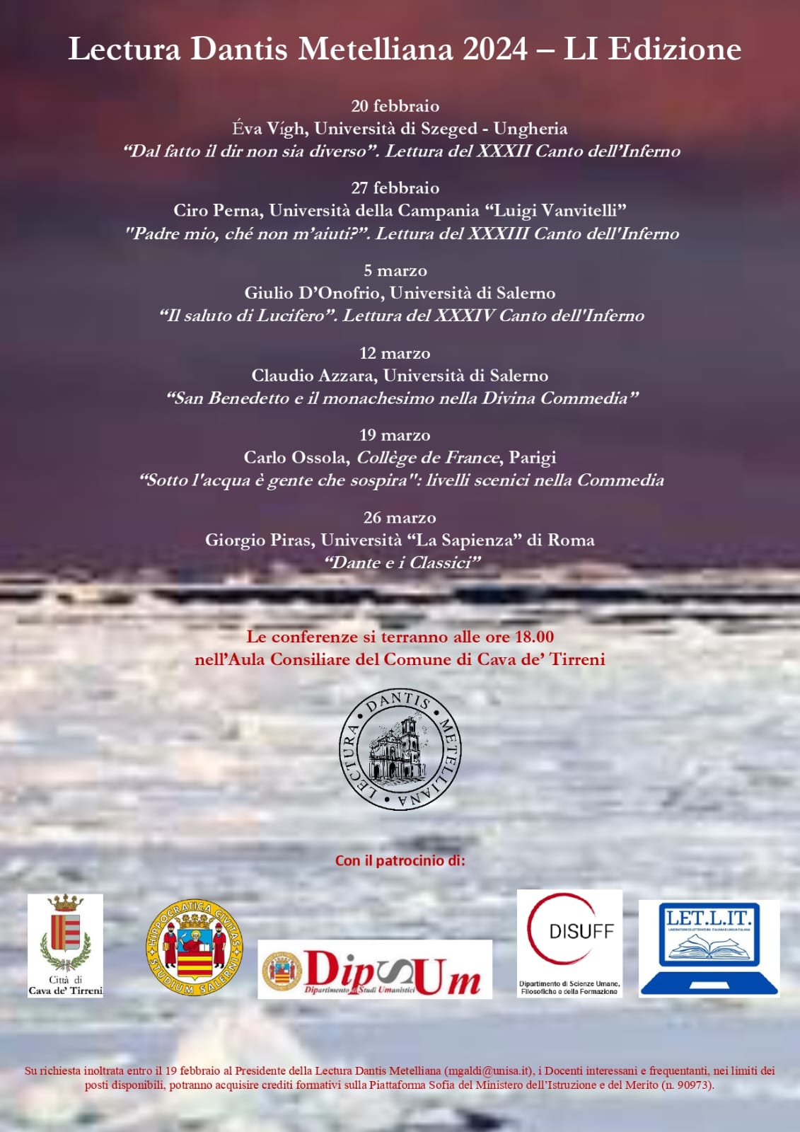Lectura Dantis Metelliana 2024