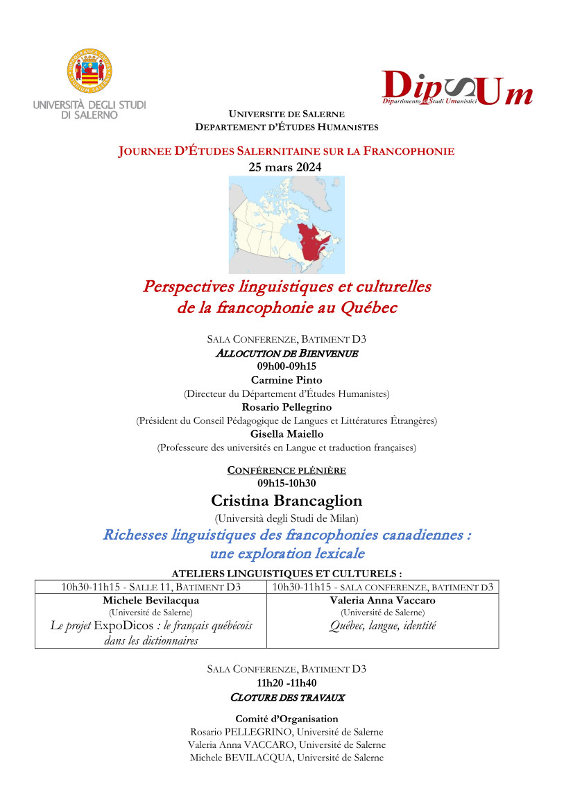 “Perspectives linguistiques et culturelles de la francophonie au Québec”