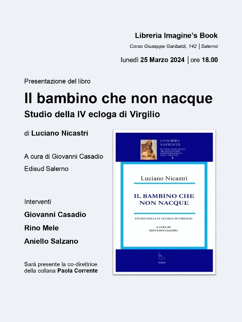 Il bambino che non nacque. Studio sulla IV ecloga di Virgilio