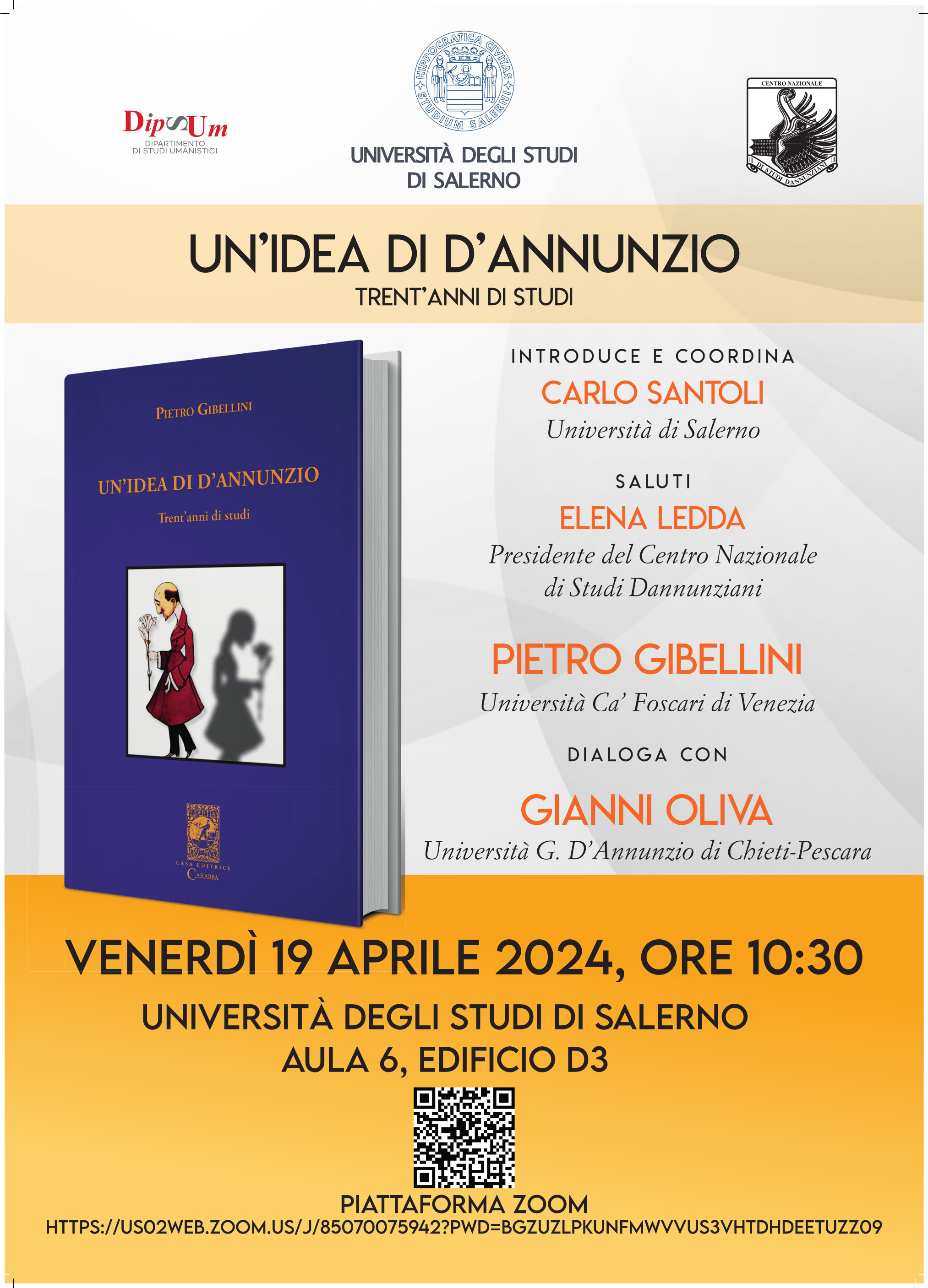 Un'idea di D'Annunzio. Trent'anni di studi (Lanciano, Carabba, 2023)