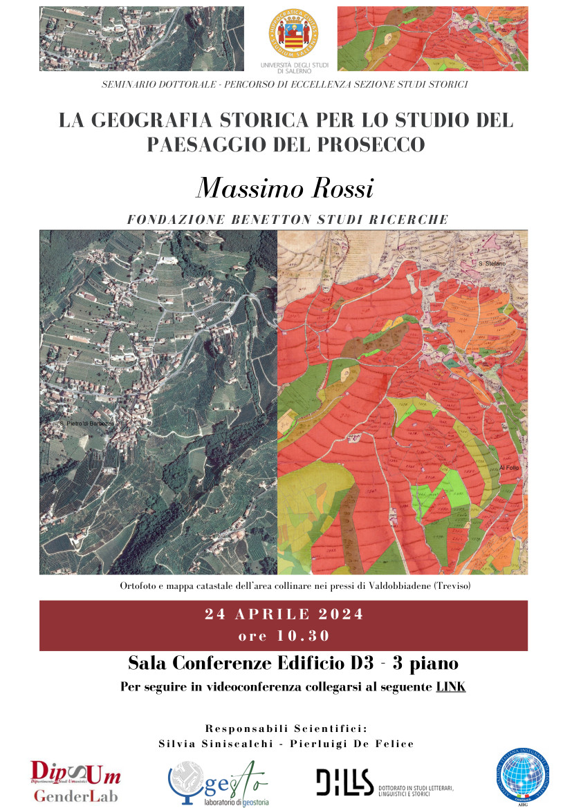 La geografia storica per lo studio del Paesaggio del prosecco