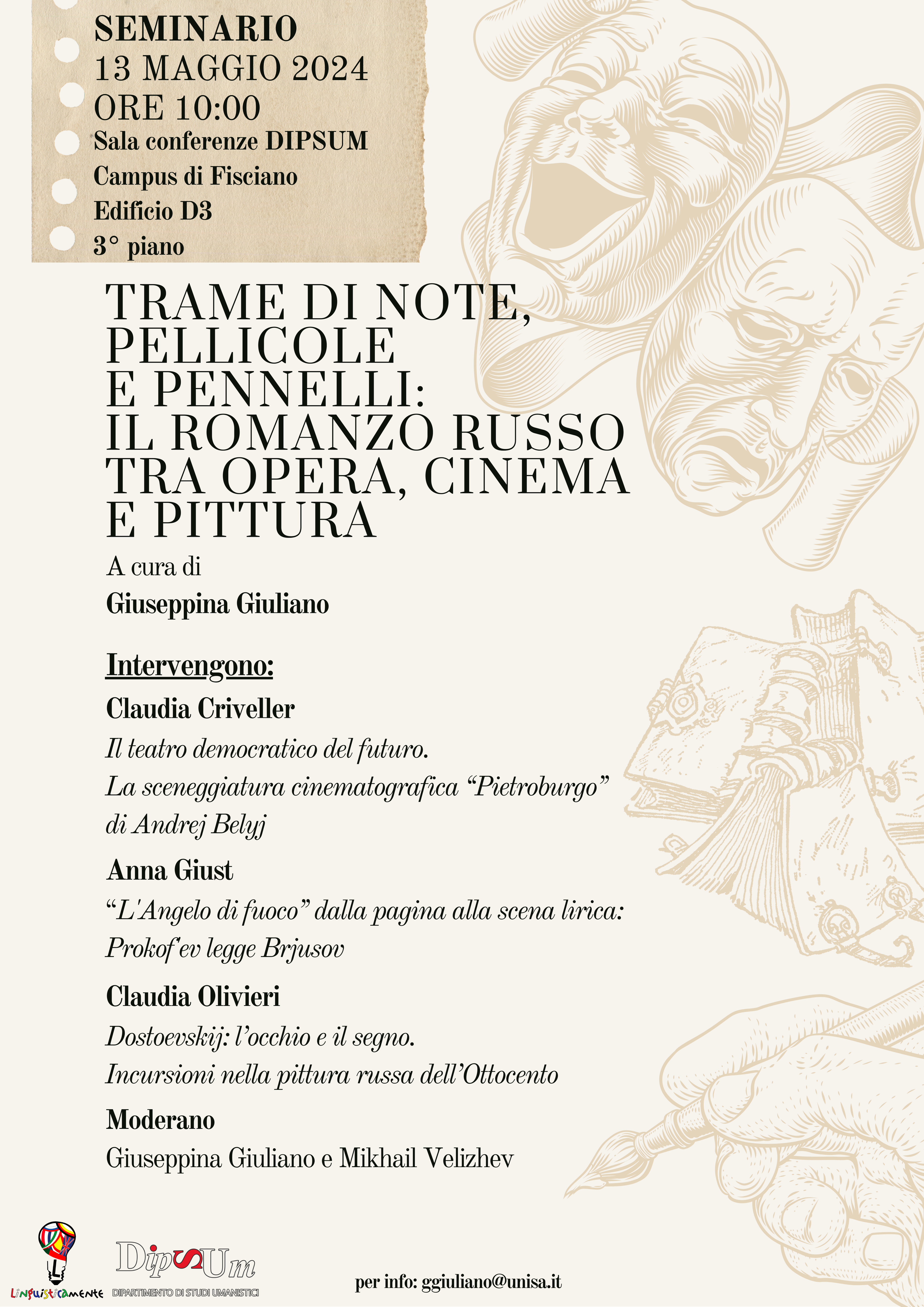 Trame di note, pellicole e pennelli. Il romanzo russo tra opera, cinema e pittura