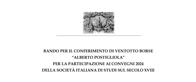 Call per 8 borse dedicate ad Alberto Postigliola scade il 15 maggio 2024