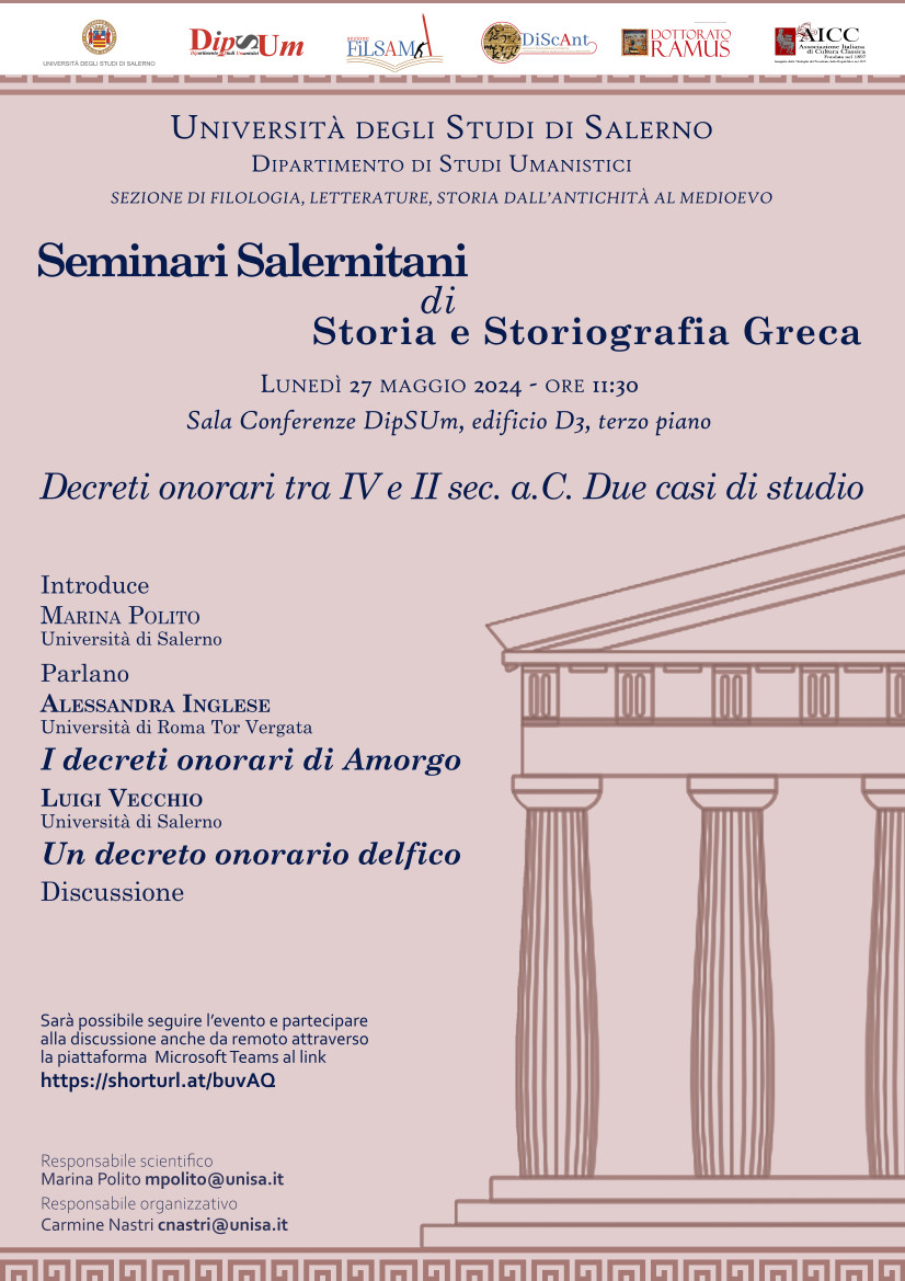 Decreti onorari tra IV e II sec. a.C. Due casi di studi
