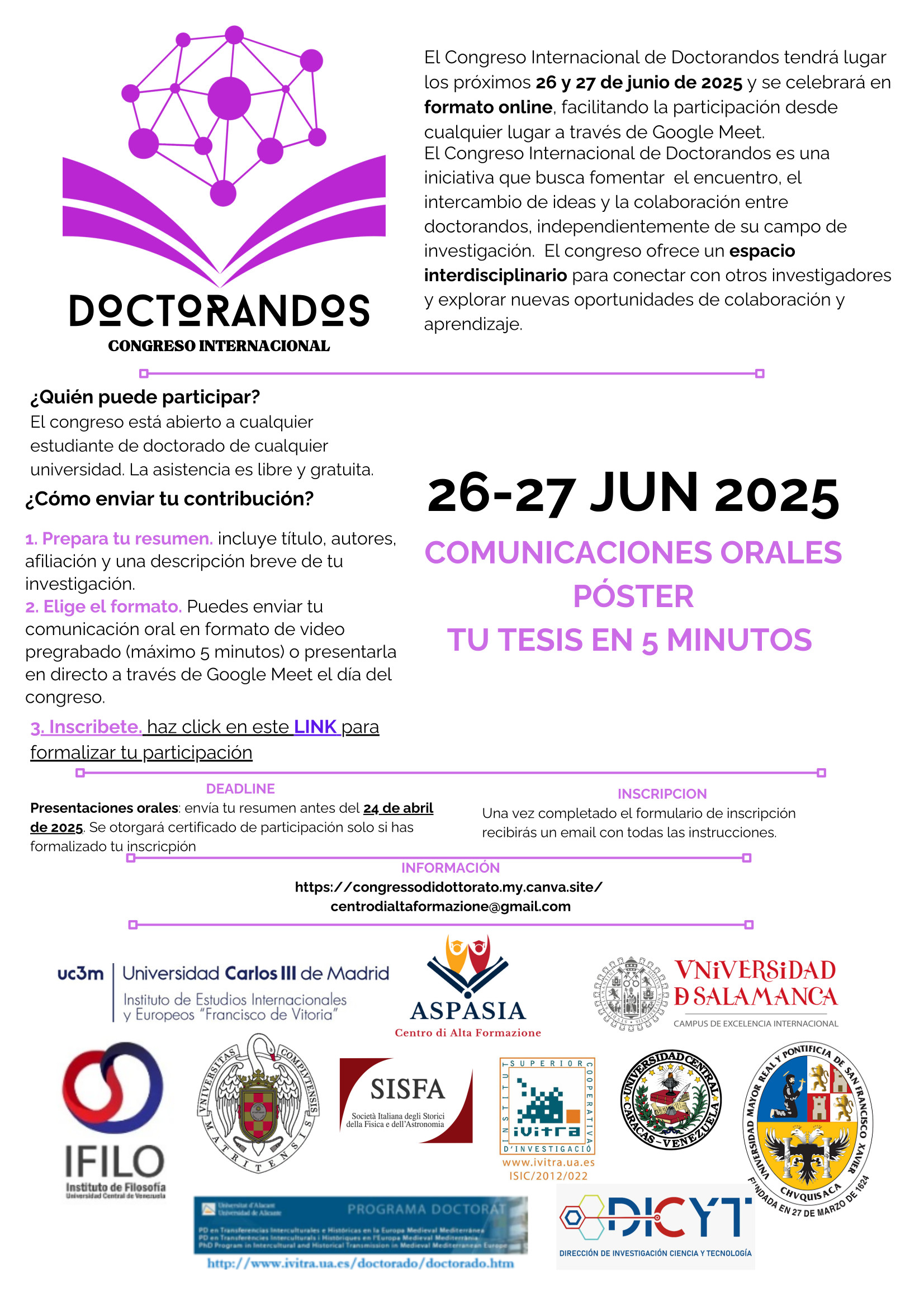 DOCTORAnDOs CONGRESO INTERNACIONAL