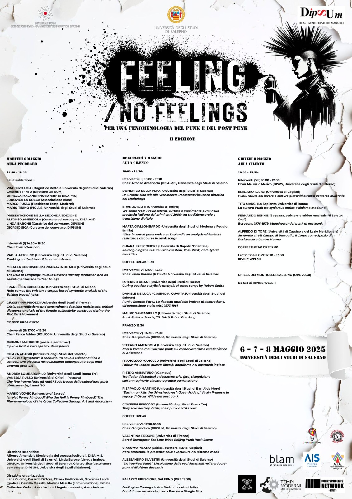 Feeling / No Feelings. Per una fenomenologia del punk e del post punk