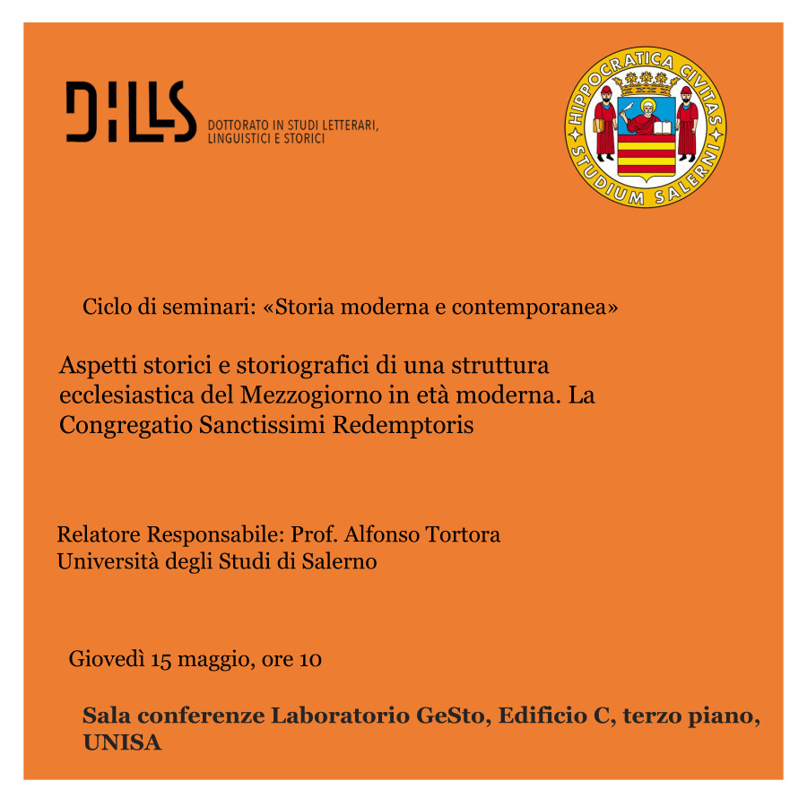 Aspetti storici e storiografici di una struttura ecclesiastica del Mezzogiorno in età moderna. La Congregatio Sanctissimi Redemptoris
