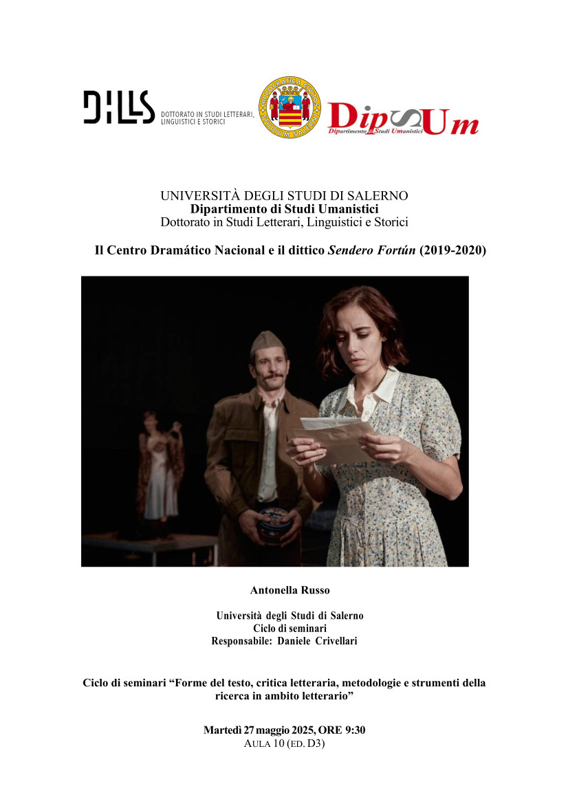 Il Centro Dramático Nacional e il dittico Sendero Fortún (2019-2020)