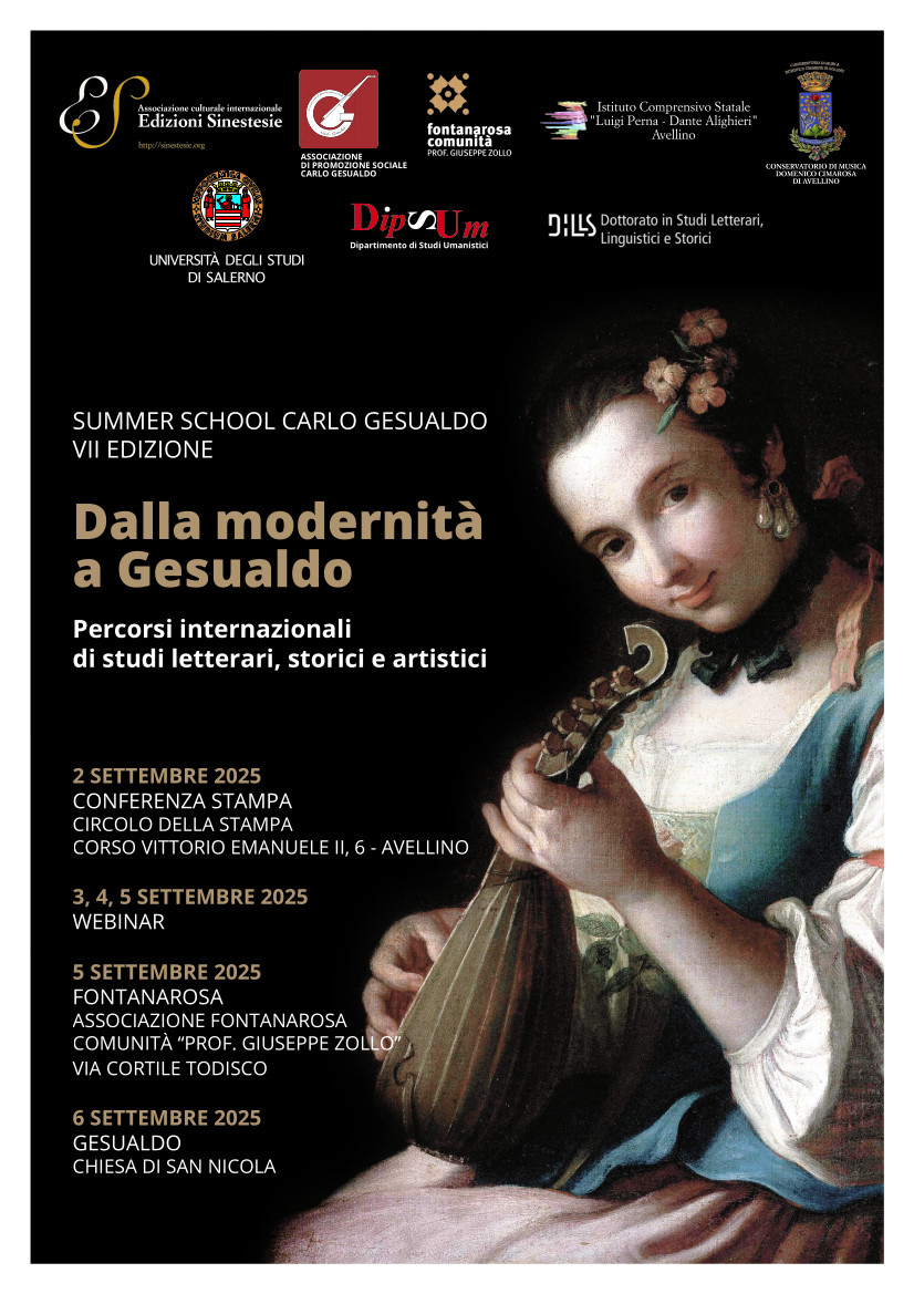 Dalla modernità a Gesualdo. Percorsi internazionali di studi letterari, storici e artistici