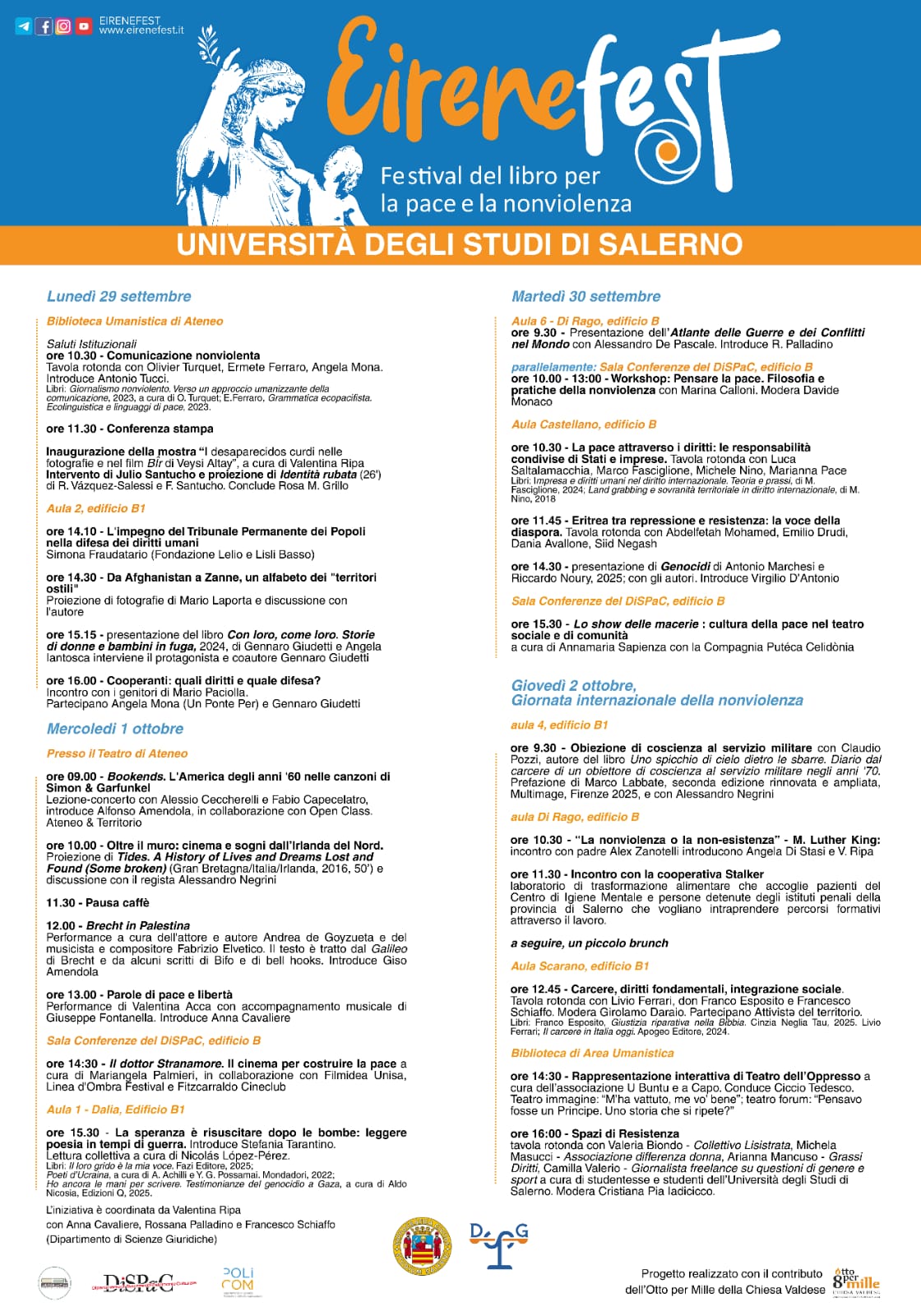 Eirene Fest - Festival del libro per la pace e la non violenza
