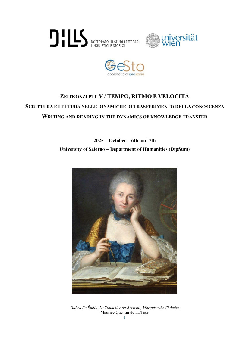 TEMPO, RITMO E VELOCITÀ. SCRITTURA E LETTURA NELLE DINAMICHE DI TRASFERIMENTO DELLA CONOSCENZA