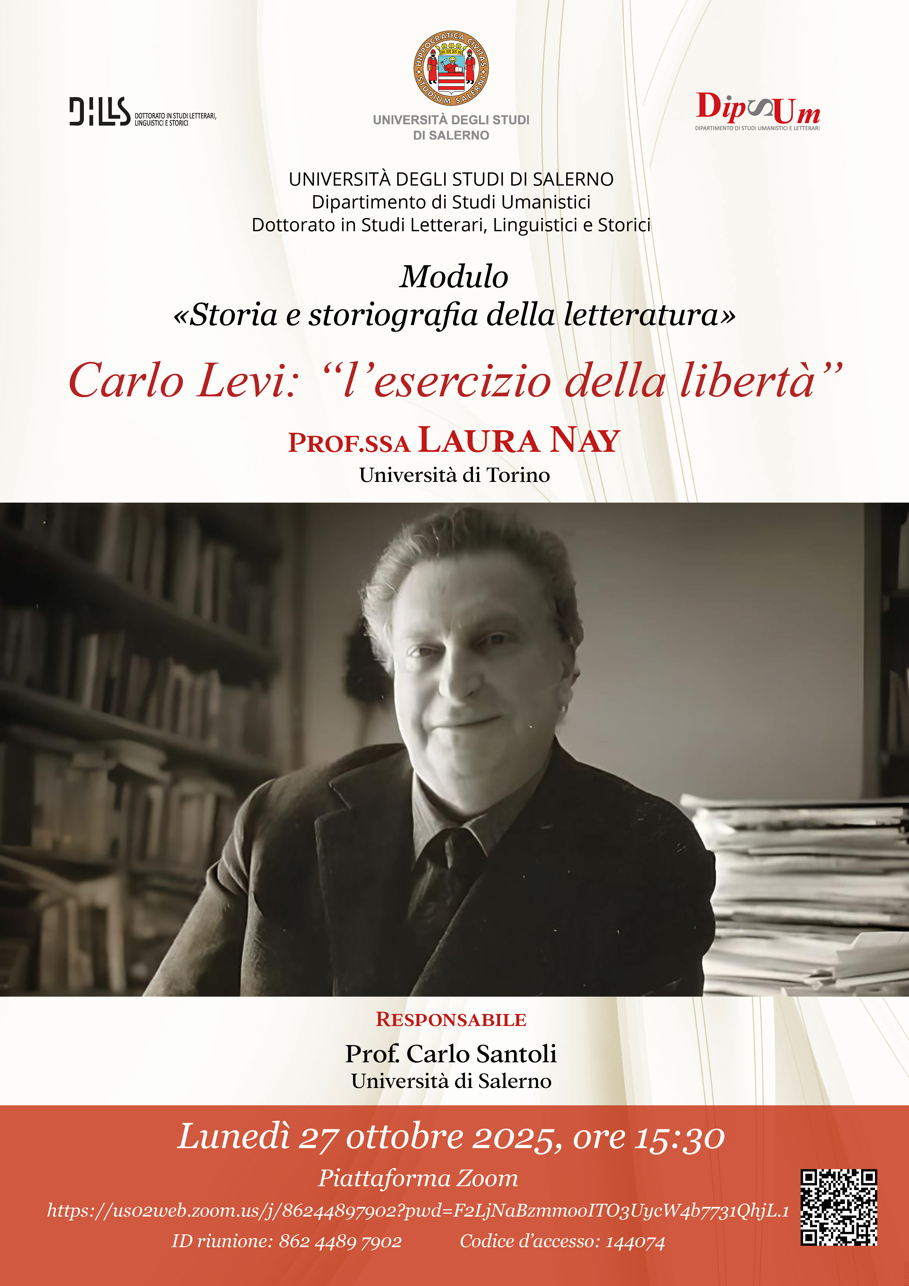 Carlo Levi: "l'esercizio della libertà"