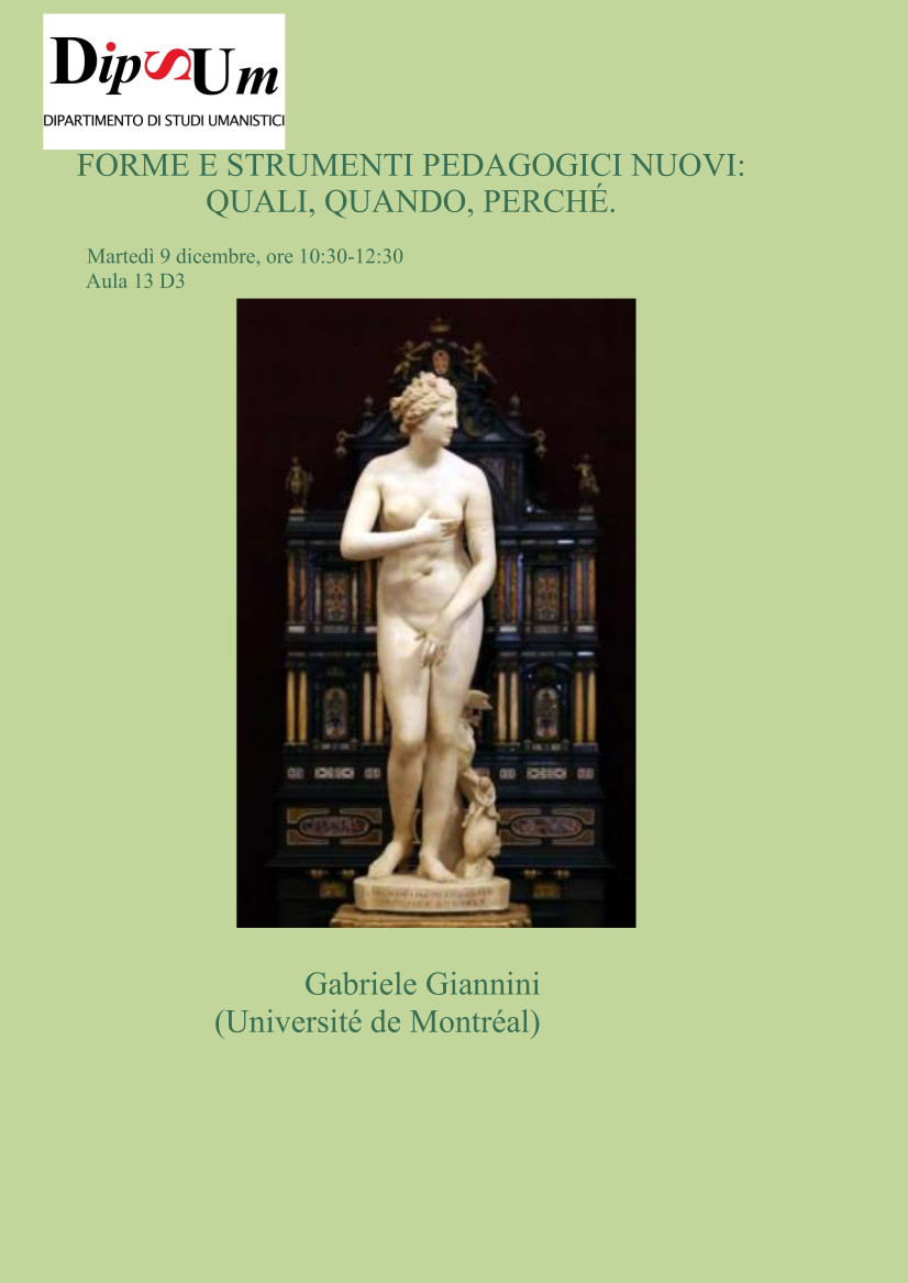 Forme e strumenti pedagogici nuovi: quali, quando, perché