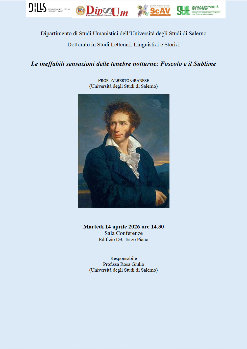 Le ineffabili sensazioni delle tenebre notturne: Foscolo e il sublime