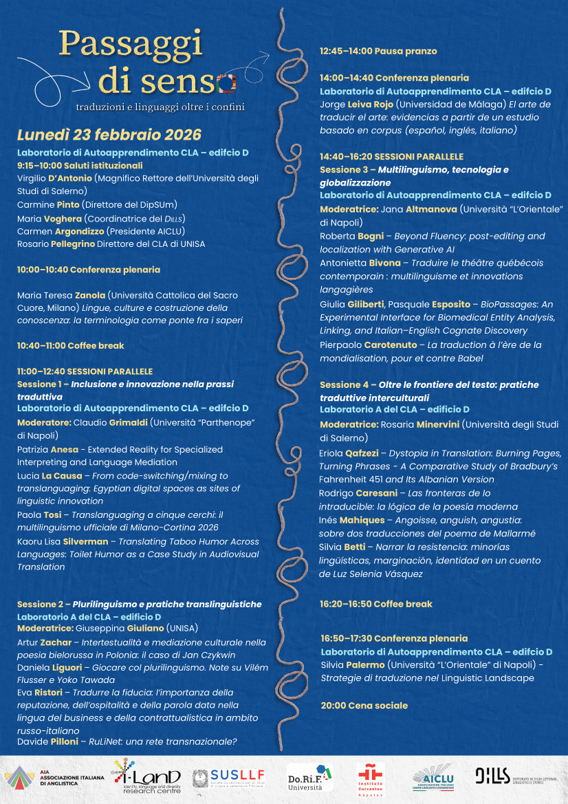 Passaggi di senso: traduzioni e linguaggi oltre i confini