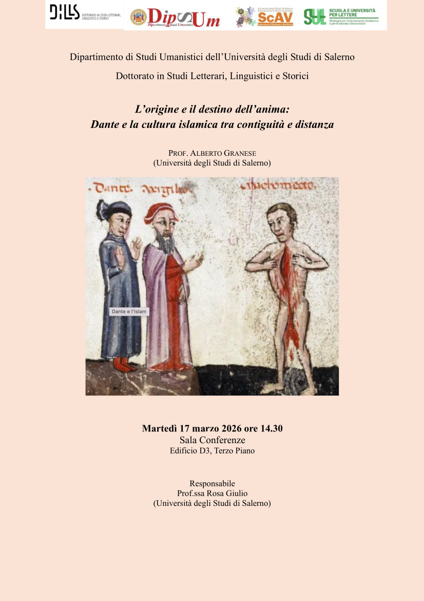 L’origine e il destino dell’anima: Dante e la cultura islamica tra contiguità e distanza