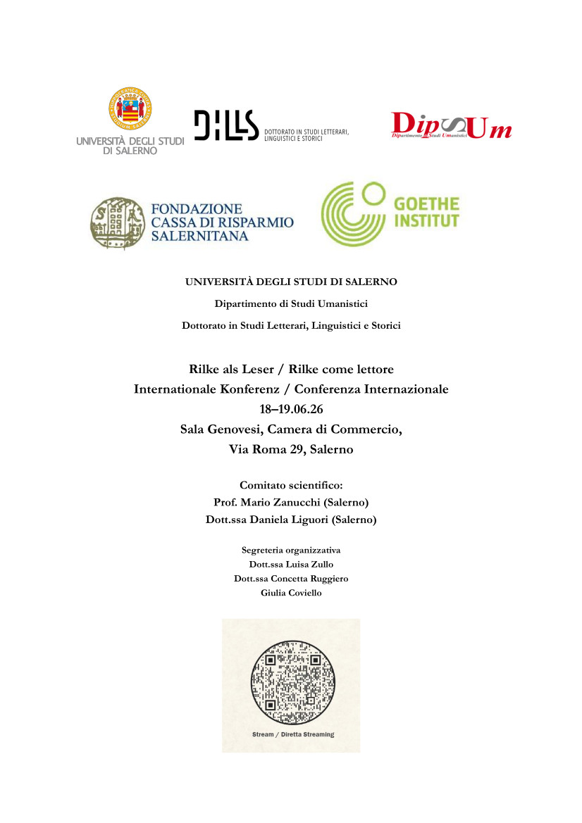 Rilke als Leser / Rilke come Lettore
