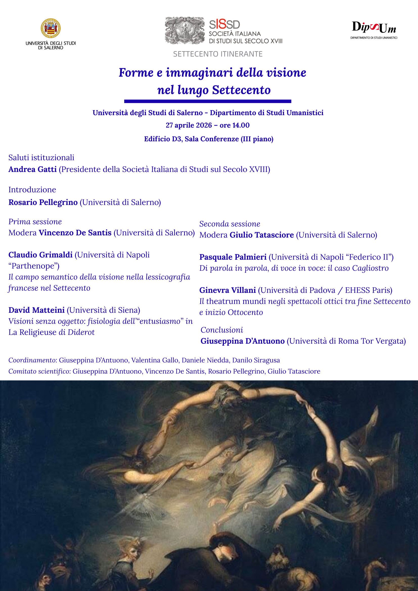 Forme e immaginari della visione nel lungo Settecento