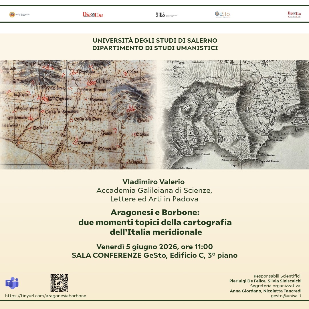 Aragonesi e Borbone: due momenti topici della cartografia dell'Italia meridionale