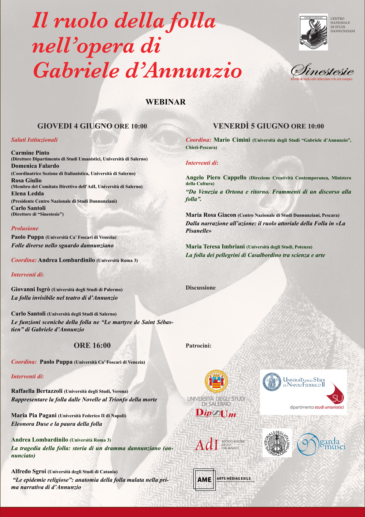 Il ruolo della folla nell’opera di Gabriele d’Annunzio