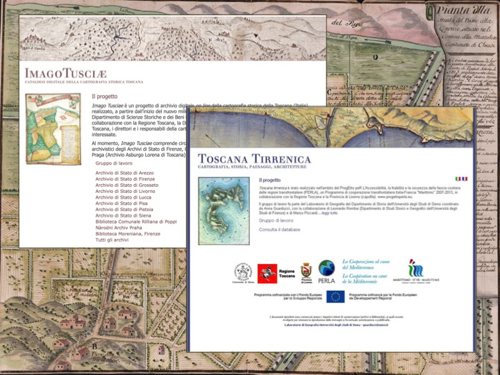 Gli archivi cartografici on line Imago Tusciae e Toscana Tirrenica: ricerca e applicazione 