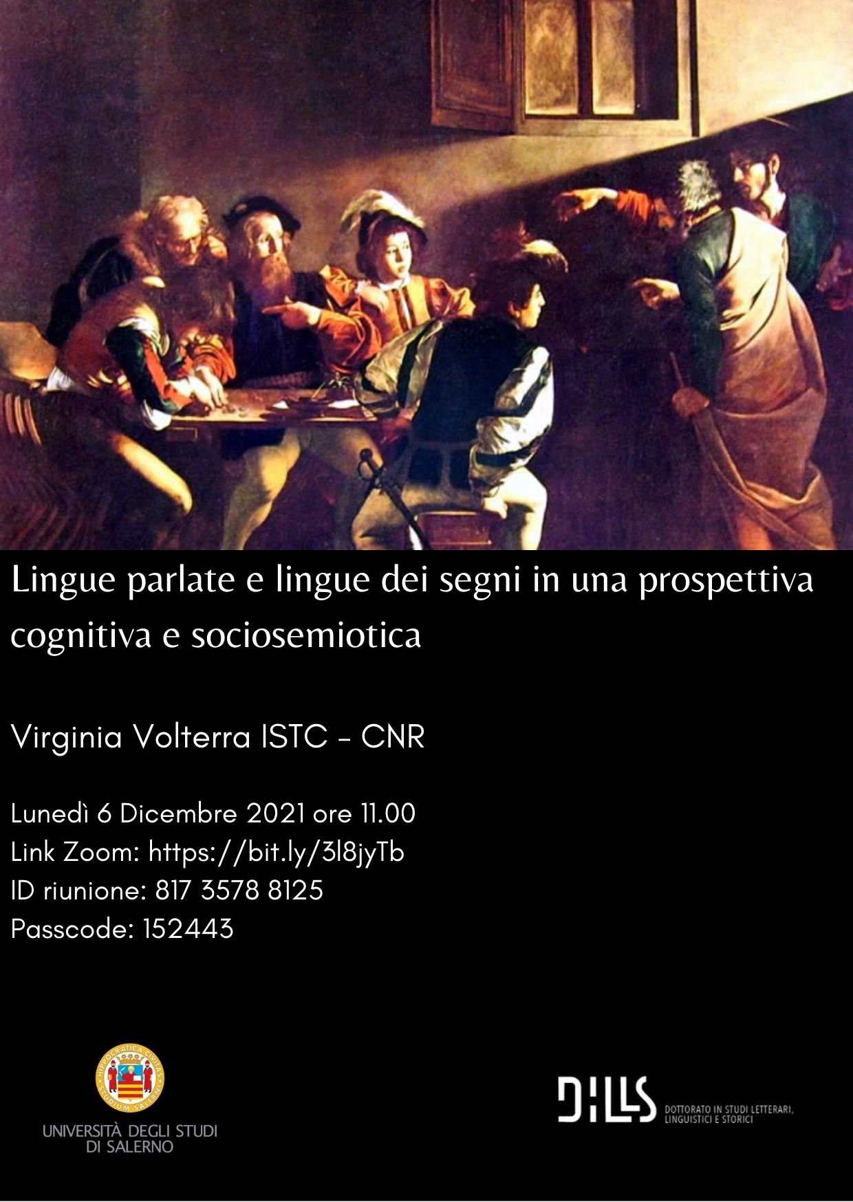 06/12/2021-10:30, Lingue parlate e lingue dei segni in una prospettiva cognitiva e sociosemiotica