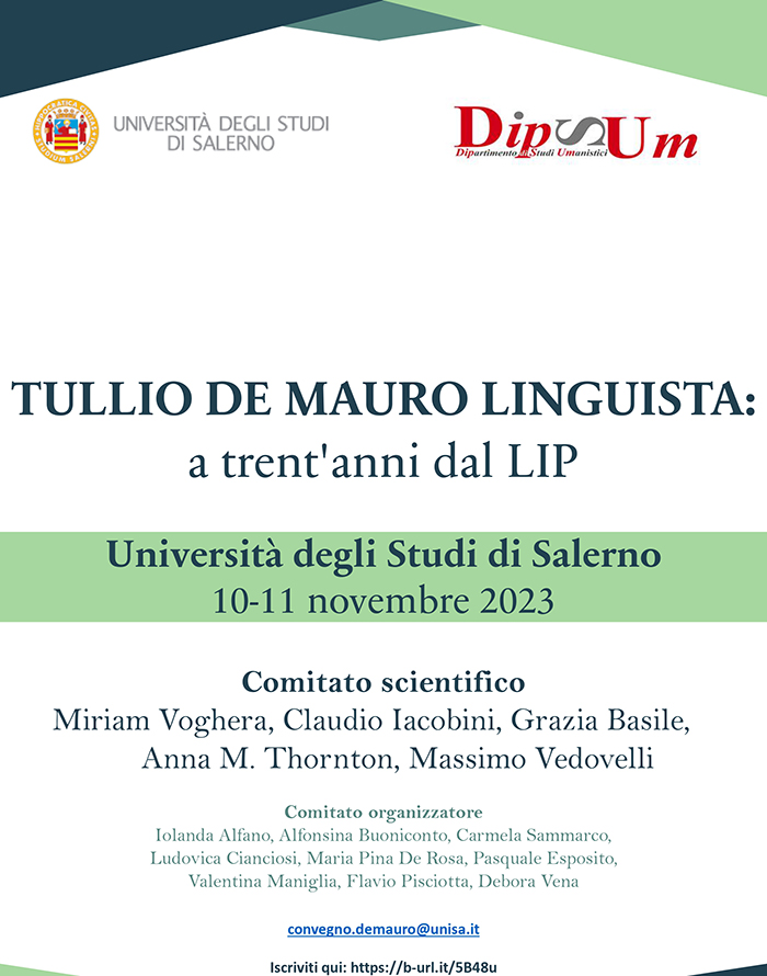 Tullio De Mauro a trent'anni dal LIP